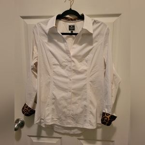 Express Essential Shirt Size Large Cheetah